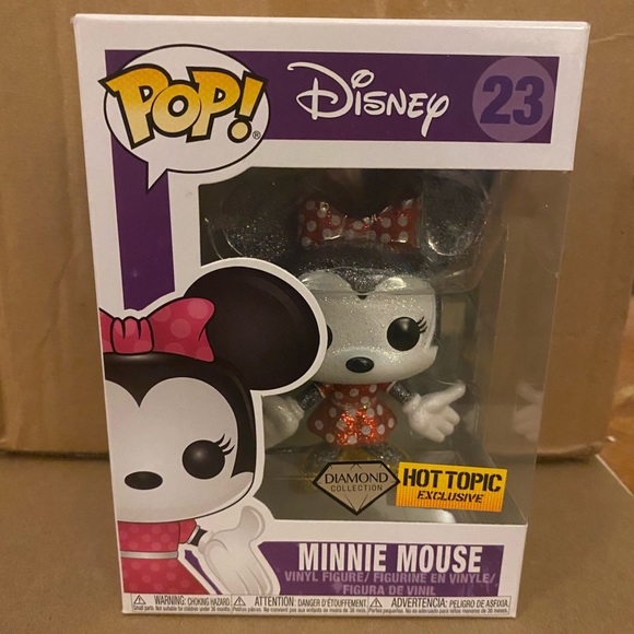 minnie mouse funko pop diamond